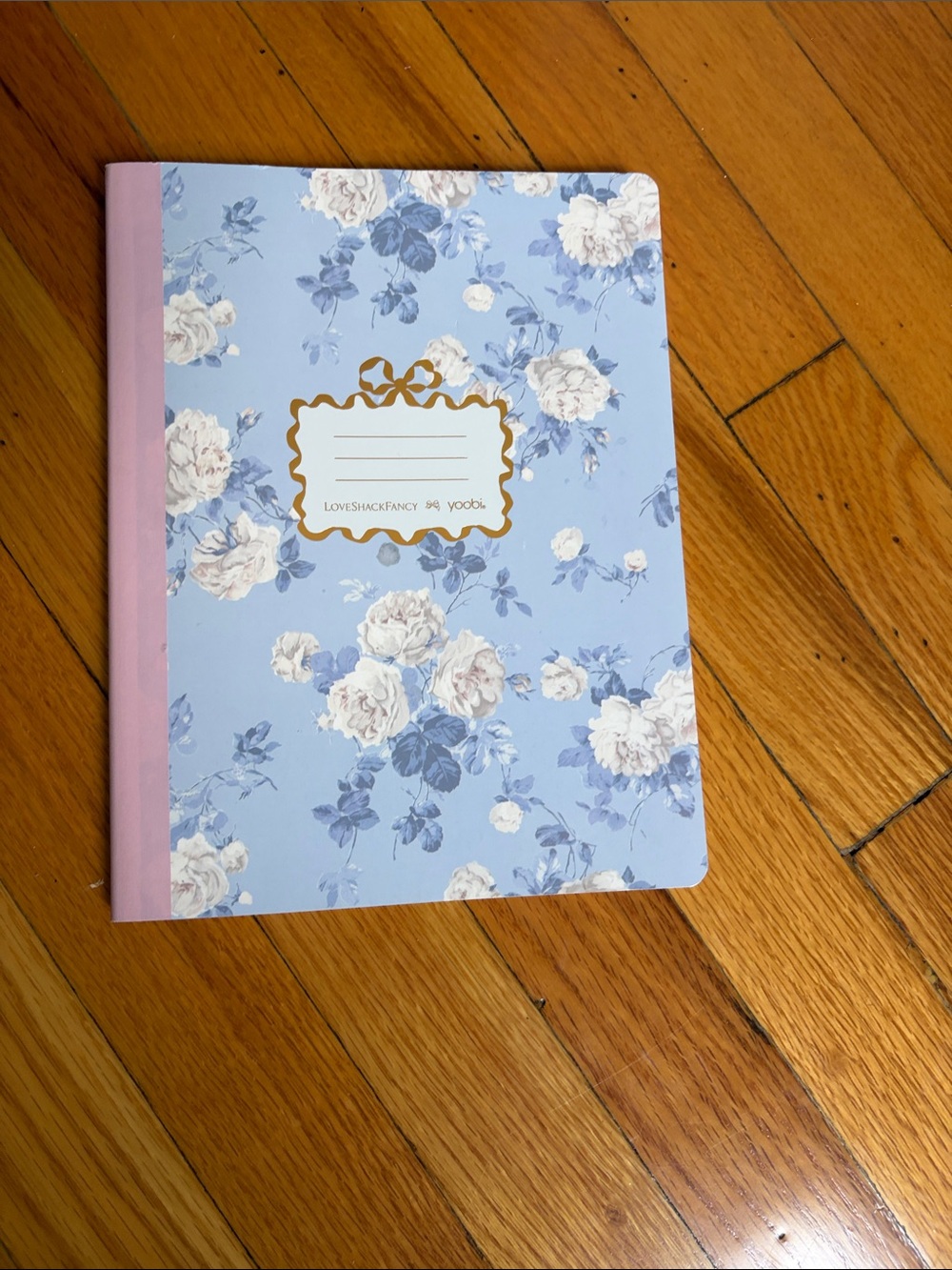 NWT LoveShackFancy x Target Yoobi Everblooming Rosettes Composition Notebook